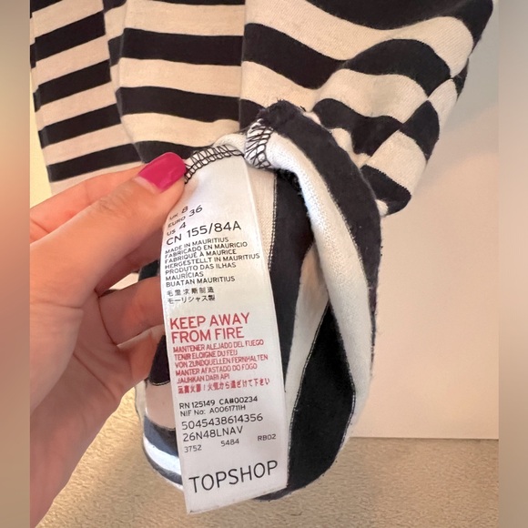 Topshop stripe T-shirt - Picture 5 of 6